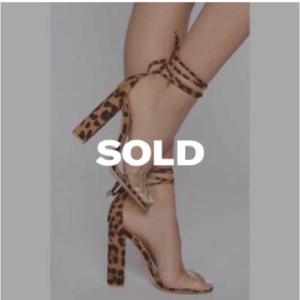 Leopard Heels — SOLD!